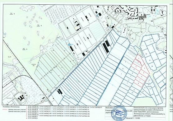 Ситуационный план расположения земельных участков